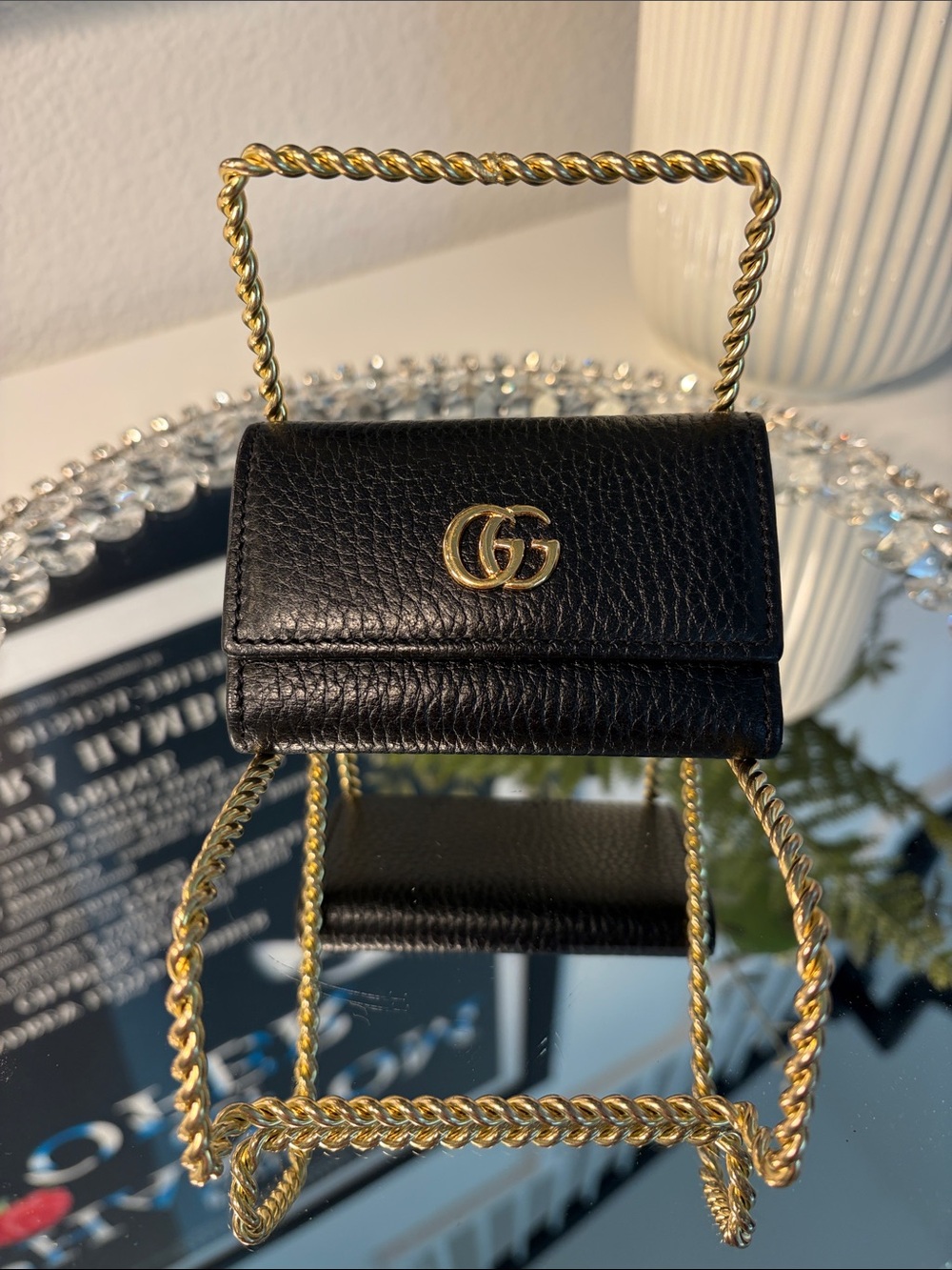 GUCCI GG Marmont Petite 6 Ring Key Case